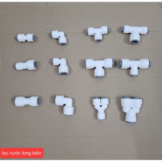 cút máy lọc nước , cút góc 2 đầu dây phi 6 ( 6mm ) nối nhanh  - có giá sỉ