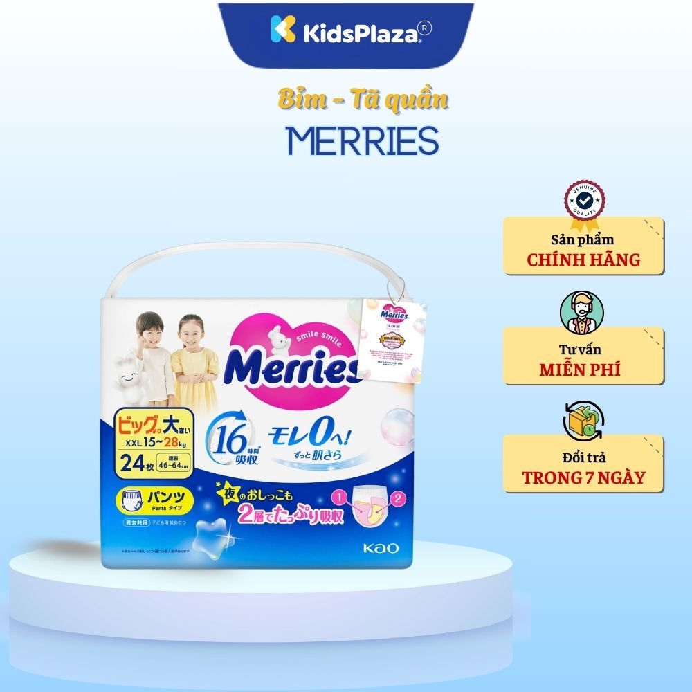 Bỉm - Tã Merries nội địa Nhật cho bé - chính hãng Kids Plaza