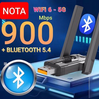   Hỏa Tốc  USB WiFi 6 giá rẻ 900Mbps Thu sóng WiFi cho Laptop PC máy bàn làm việc văn phòng lướt web 