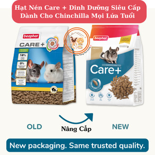  Thức ăn hạt nén Care + Chinchilla Beaphar siêu cấp,giàu dinh dưỡng,bổ sung vitamin,khoáng chất,tốt cho sức khỏe các bé 