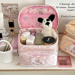  Túi Đựng Đồ Trang Điểm Makeup Cỡ Lớn Hoạ Tiết Mikko Đáng Yêu Có Khoá Kéo Đa Năng Tiện Lợi 