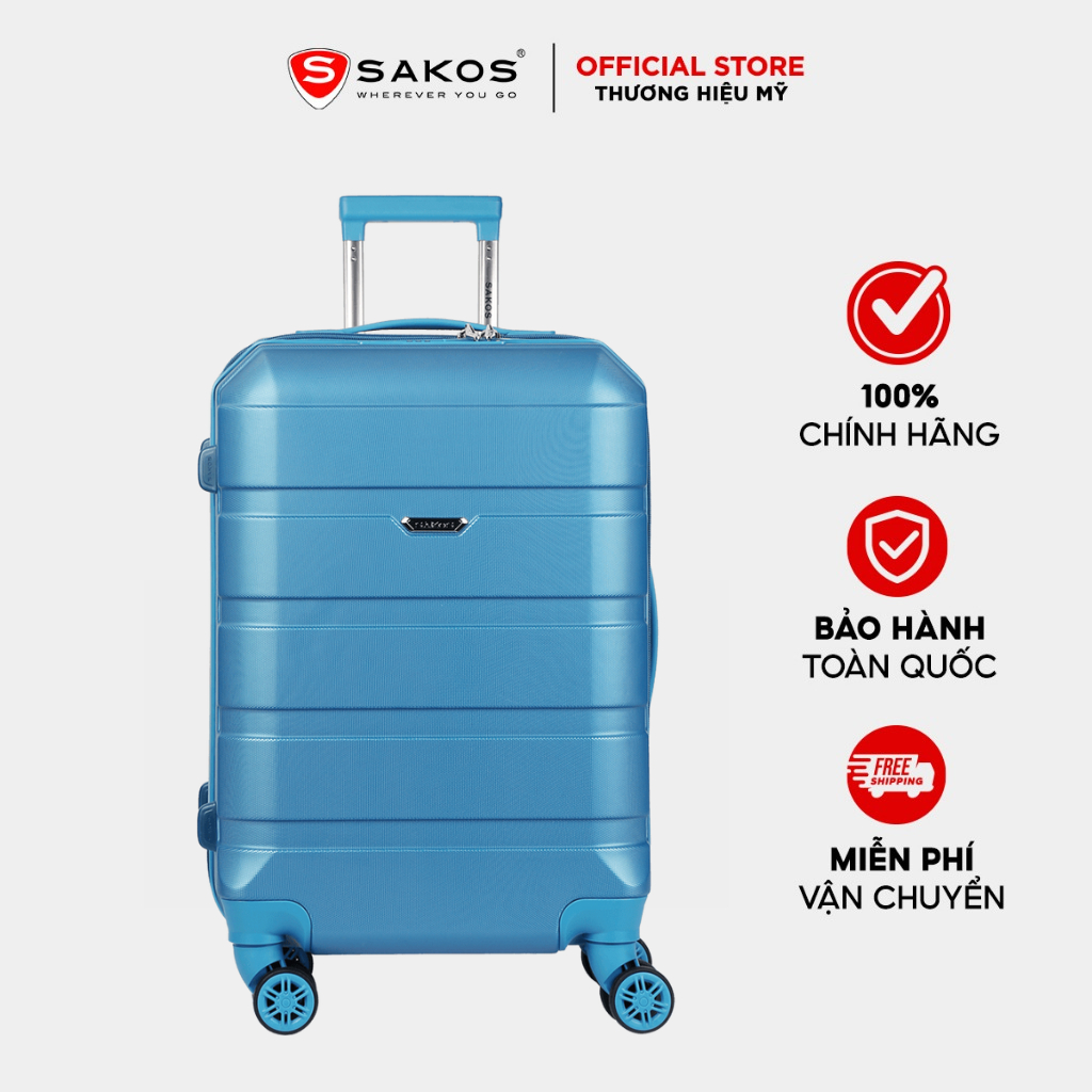 Vali Kéo Nhựa Du Lịch SAKOS  AVENIR Z24 - Size M (24inch)/ Ký Gửi - Khóa TSA - Nhựa PC