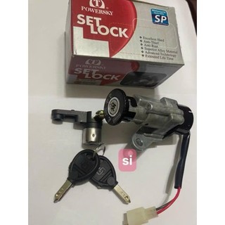 Khóa Xe Máy 6 Cạnh Sirius Jupiter ( Bộ ổ khóa xe máy 6 cạnh) PTXM Tài Lộc