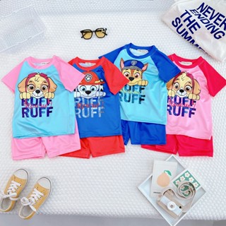 Bộ Quần Áo Trẻ Em Minky Mom, Chất Thun Thái mát, Co Giãn Tốt Cho Bé 1-8 Tuổi DB-03