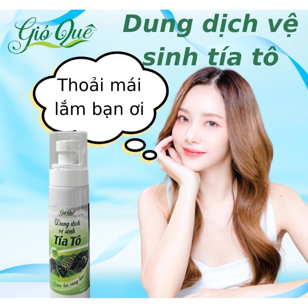 Dung dịch vệ sinh phụ nữ tía tô