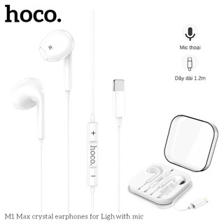  Tai Nghe Có Dây Hoco M1 Max Chân I.P Có Mic Đàm Thoại Âm Thanh Chất Lượng Cao – Tương Thích Cho 7 8 X 11 12 13 14 