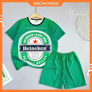 Đồ bộ BIA HEINEKEN TIGER TRẮNG nam nữ và trẻ em size đến 80kg DBD