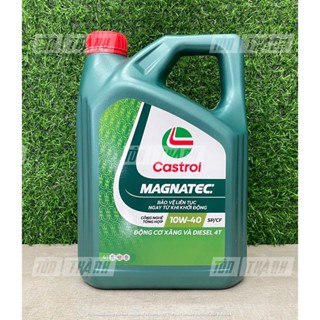 [ HÀNG CHÍNH HÃNG ] DẦU NHỚT BÁN TỔNG HỢP CAO CẤP CHO XE Ô TÔ CASTROL MAGNATEC 10W-40 (4 Lít)