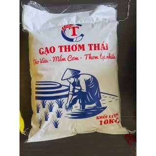 Gạo thơm thái  10kg Dẻo Mềm cơm