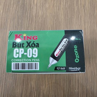 [Một cây] Bút xóa King CP-09 – Mau khô, đầu nhọn dễ xóa, mực êm mịn