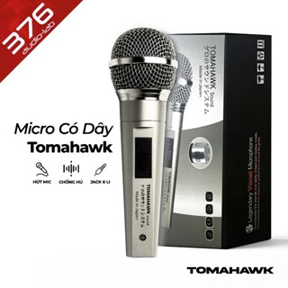 [LOẠI XỊN] Micro Karaoke Có Dây TOMAHAWK - Chống Hú, Hát Hút Mic