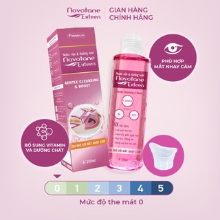  Nước rửa và dưỡng mắt Novotane Exteen Dịu nhẹ với mắt nhạy cảm Giúp Làm Sạch Bụi Bẩn Dưỡng Mắt Hỗ Trợ Giảm Khô Mắt Mỏi 