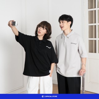 Áo Polo Oversize Lazy Áo thun polo nam nữ phông có cổ boxy Local Brand Chính Hãng City Cycle  livestream