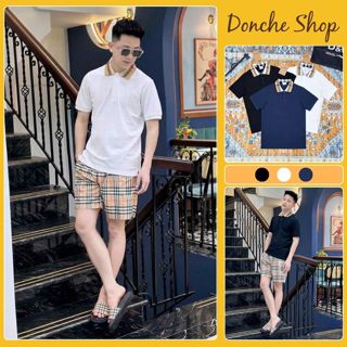 Áo Polo Bx Hoạ Tiết Cổ Dệt Kẻ Sọc Karô Đặc Trưng Nổi Bật - Áo Polo Nam Nữ Cao Cấp Chất Coton 67831