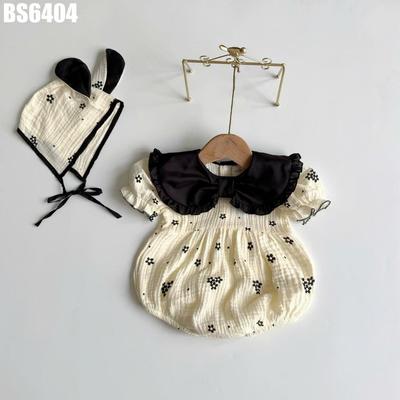Set Body Thỏ Chấm Bi Tim Kèm Nón Cho Bé Gái Sơ Sinh 1 2 Tuổi MINTSCLOSET - BS6650