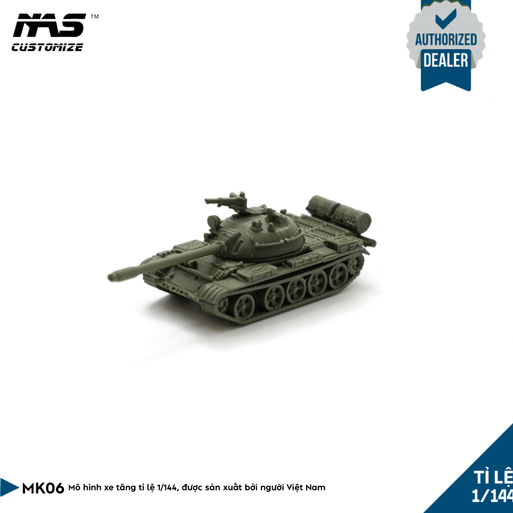 [NAS] Mô hình xe tăng Việt Nam T-54/55 tỉ lệ 1/144. Mô hình xe tăng Nga T-54/55 tỉ lệ 1:144