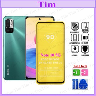  Kính cường lực Xiaomi Redmi Note 10 5G 9D Full màn hình Ảnh shop chụp tặng giấy lau TimShop 