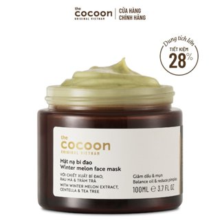 [VHL x Cocoon] Mặt nạ bí đao giảm dầu và mụn Cocoon 100ml TẶNG Mặt nạ bí đao 100ml