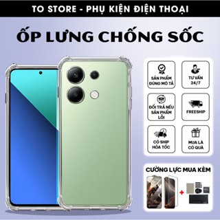  Ốp lưng Redmi Note 13 4G 5G 13 Pro 4G 5G 13 Pro Plus silicon chống sốc 4 cạnh có bảo vệ camera | Ốp lưng chống sốc 