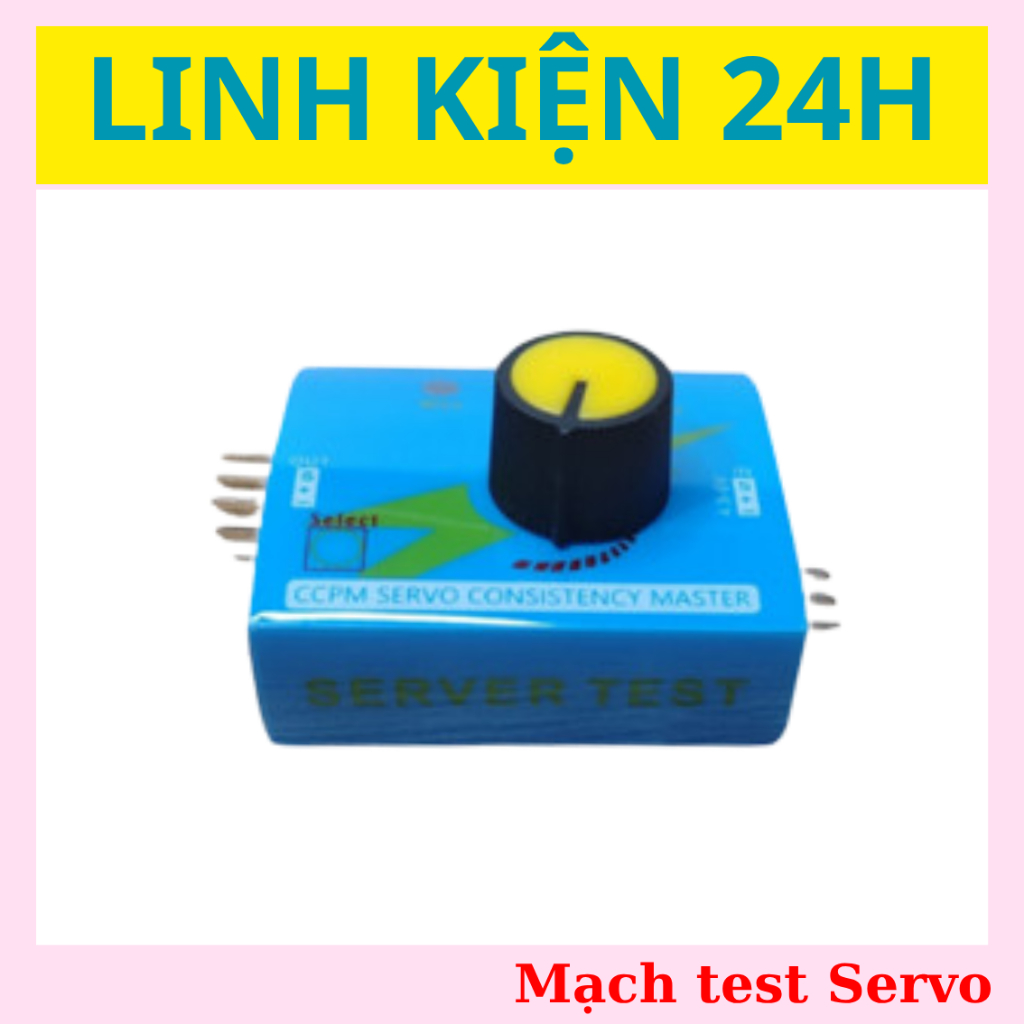 Mạch test động cơ RC Servo - Mạch điều khiển động cơ Servo