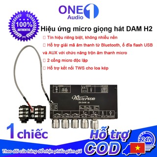 DAMH2 Mạch trộn Karaoke Bluetooth DSP phiên bản nâng cấp Tiếng ồn thấp Thiết bị hiệu ứng sân khấu phía trước(Không có vỏ