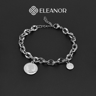  Vòng tay nam nữ titan Eleanor Accessories mắt xích gắn charm phụ kiện trang sức lắc tay 10057 