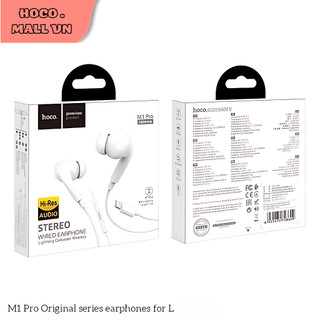  Tai Nghe Nhét Tai Hoco M1 Pro Có Micro Âm Thanh Hay Chống Ồn Jack Cắm I.P 