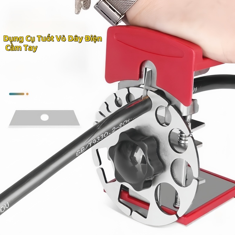 Máy Tuốt Dây Điện Để Bàn/0.9-16mm Máy Tách Dây Điện Lấy Đồng/Dụng Cụ Tuốt Dây Nhanh Cầm Tay