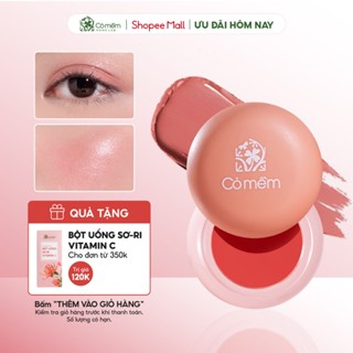 Kem Trang Điểm Thuỷ Tinh 3in1 Tích Hợp Phấn Má Phấn Mắt Son Môi Bền Màu Bắt Sáng Lên Màu Tự Nhiên Cỏ Mềm 5g