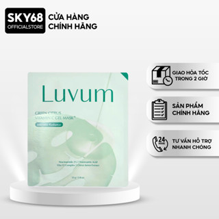 MẶT NẠ THẠCH SÁNG DA LUVUM GREEN CITRUS VITAMIN C GEL MASK 33g