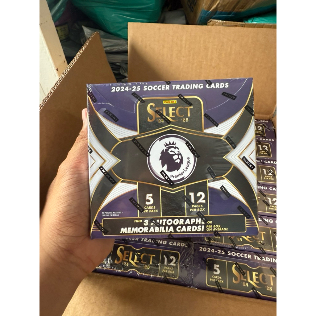    Hobby Box   Panini Select Permier League 2024 25 24 25 Hobby Box Hộp Thẻ Cầu Thủ Panini Select EPL 24 25   60 Thẻ   