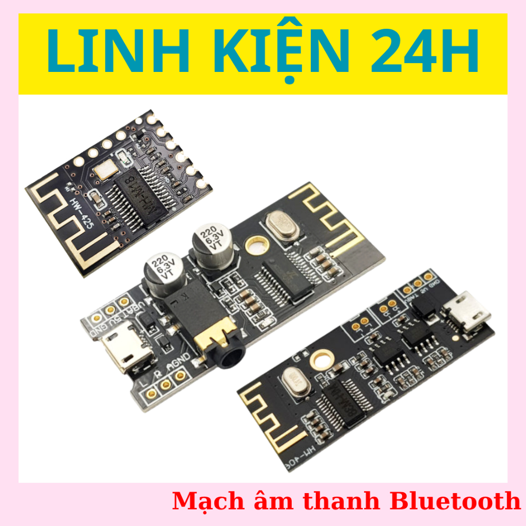 Mạch âm thanh Bluetooth 4.2 - Mạch nhận âm thanh Bluetooth - M18 - M28 - M38 - MP3