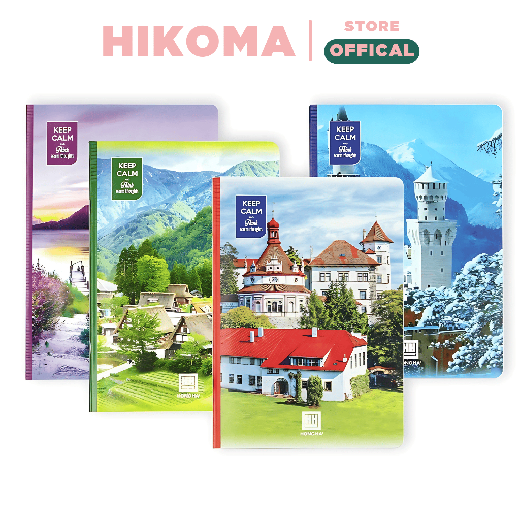 Vở kẻ ngang Hồng Hà 72 trang vở ghi chép học sinh, sinh viên