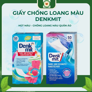 Giấy hút màu và chống phai màu quần áo Denkmit 24-50 miếng hàng nội địa Đức