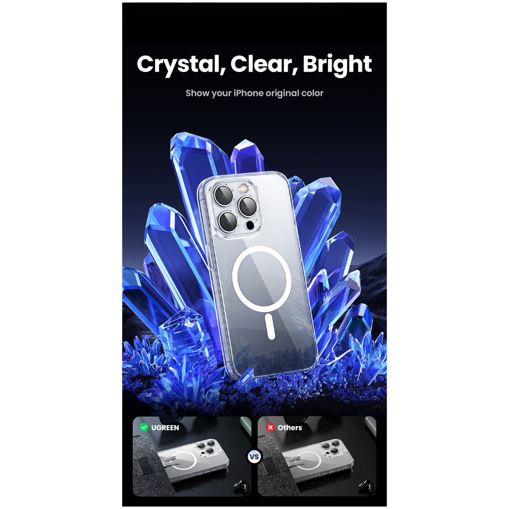 Ốp điện thoại chống ố trong suốt KOLEAD P88 nhựa cứng bảo vệ điện thoại iphone xsmax 11 12 13 14 15 16 pro plus promax | BigBuy360 - bigbuy360.vn