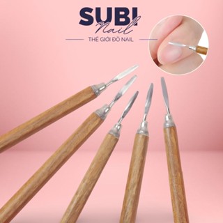 Cây lấy khoé móng cán gỗ nhỏ gọn, rất bén, giá rẻ - Dụng cụ lấy khoé móng tay và chân chuyên dụng