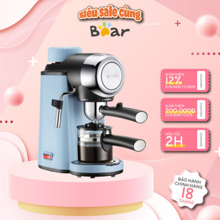  Máy pha cà phê Bear KFJ-A02N1 800W 5 Bar Pha cafe bột espresso Tạo bọt sữa Bảo Hành 18 Tháng 