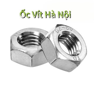 20Cái Đai ốc,Tán,ecu Lục Giác M3 M4 M5,M6,M8,M10 INOX304 ốc bắt máy móc xe đạp,xe máy