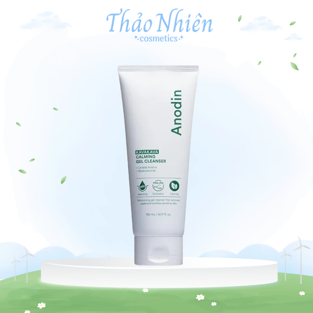 Gel rửa mặt Anodin KavaKava Calming Gel Cleanser