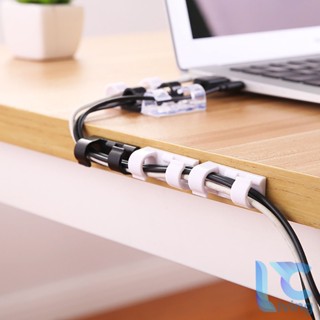 Combo 80 Cái Nẹp Dây Điện Chống Rối Living C, Kẹp Cố Định Dây Điện Dán Tường Tiện Dụng