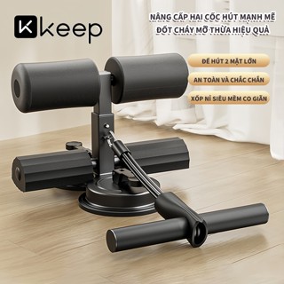 Trụ Tập Bụng KEEP Gập Eo Thon Tại Nhà Đế Hút Chân Không Có Dây Kéo Hỗ Trợ Tiện Lợi Khỏi Cần Tới Phòng Gym