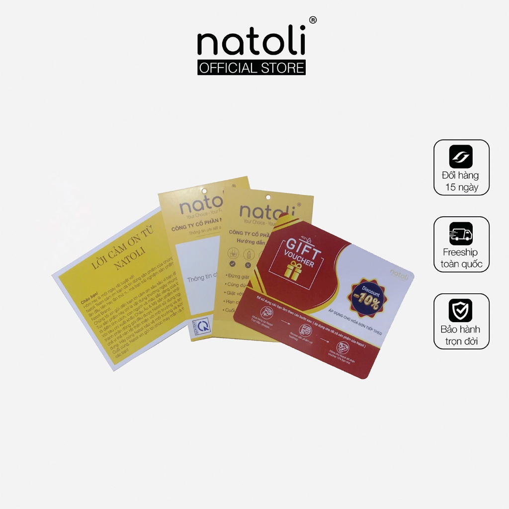 [QUÀ TẶNG KHÔNG BÁN] T.H.Ẻ C.Ả.M Ơ.N túi dây rút NATOLI