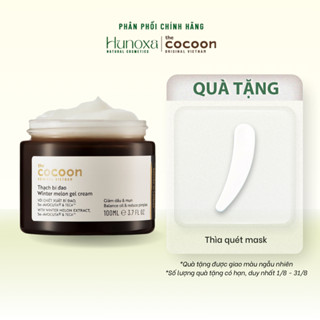 Thạch bí đao dưỡng ẩm Cocoon, kem dưỡng ẩm cho làn da mềm mại và giảm mụn 100ML - HUNOXA