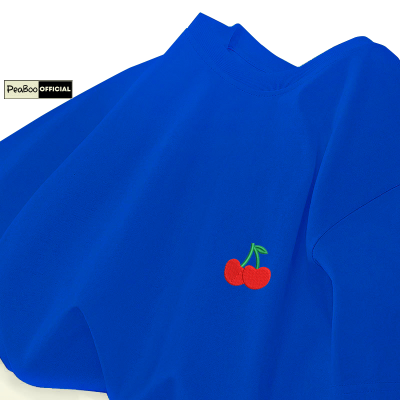 Áo Thun THÊU, Áo Phông Thêu Hoa BST03 By PEABOO Chất Cotton Thoáng Mát Form Rộng Tay Lỡ Cho Nam Nữ Phong Cách Unisex | BigBuy360 - bigbuy360.vn