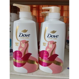  Dove Dầu Gội Giúp sợi tóc Dài & Dày Mượt Tóc 410ml – Nhập Khẩu Thái Lan Phục Hồi Hư Tổn 