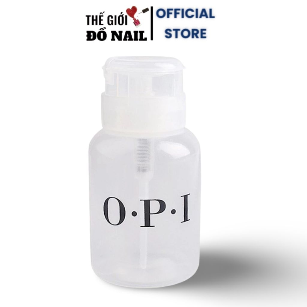 Bình OPI, lọ đựng cồn acetone 250ml đầu xịt