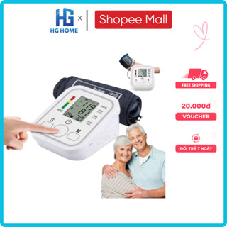Máy Đo Huyết Áp Tại Nhà,Đo Nhịp Tim Điện Tử Bắp Tay,chính xác và truyền kết quả đo qua giọng nói HGHOME