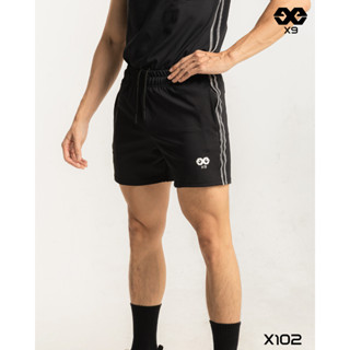  Quần Short Thể Thao 2 Sọc Nam Ngắn Ôm Đùi Fit 5 inch Tập Gym Chạy Bộ Cầu Lông - X102 - X9 Sportswear 