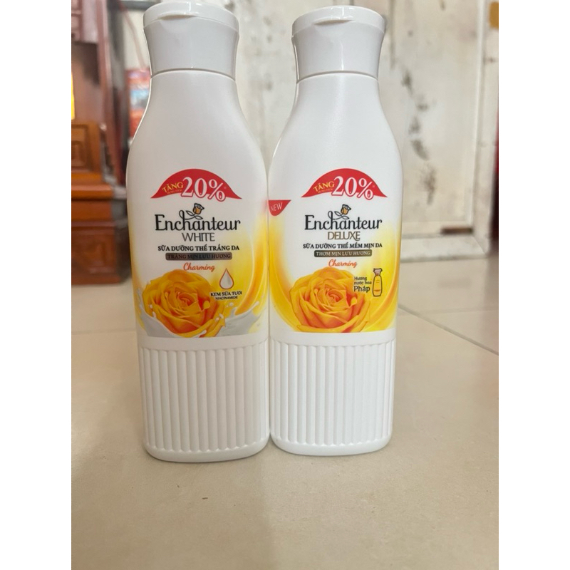 (Mẫu mới) Sữa Dưỡng Thể Enchanteur 240g( Trắng Da, Dưỡng Ẩm)
