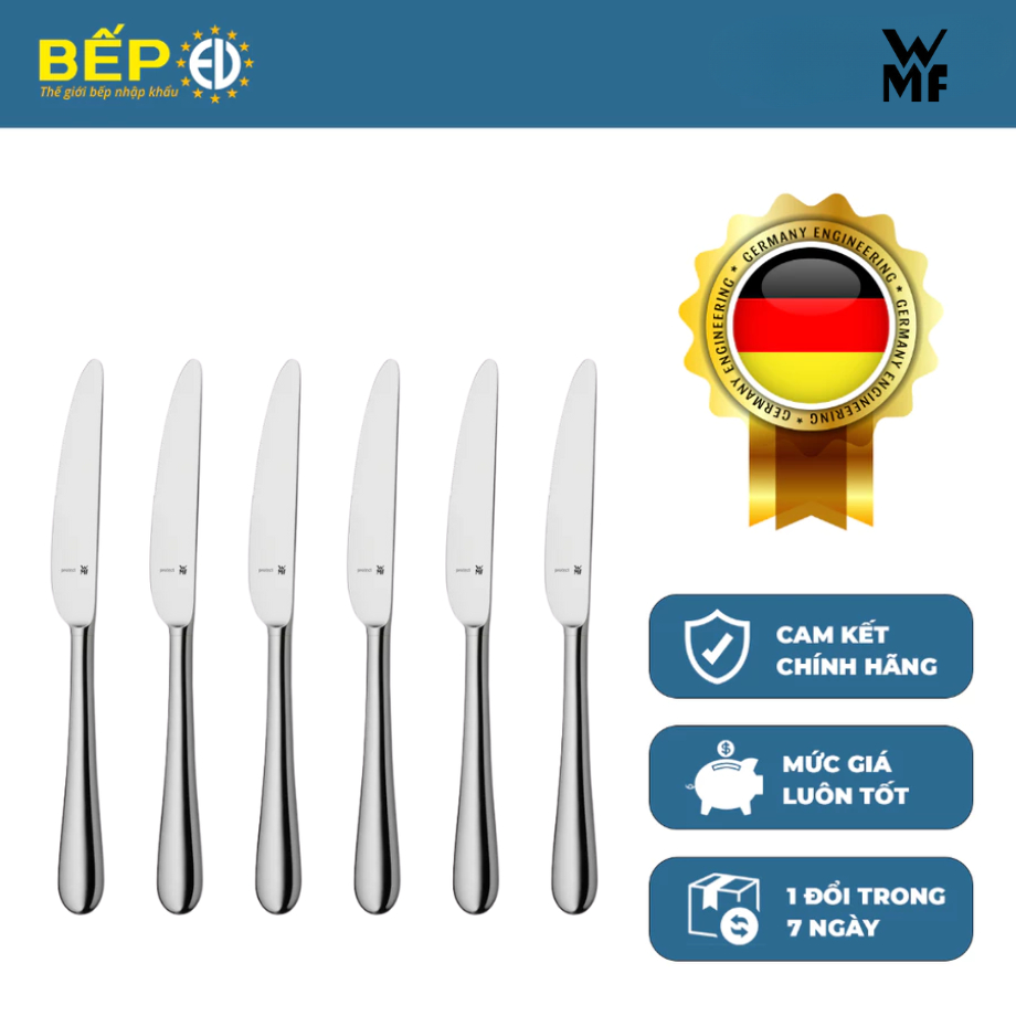 "1140036345S - WMF TABLE KNIFE MERIT CROM. PRO SET BỘ 6 DAO ĂN WMF MERIT "